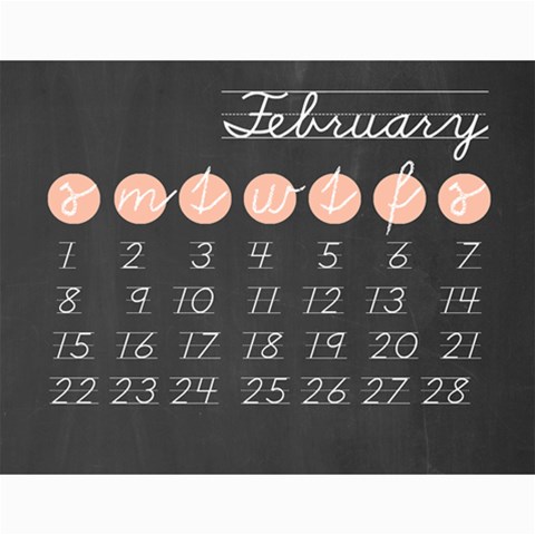 Chalk Calendar 2015 Calendar By Zornitza Apr 2015