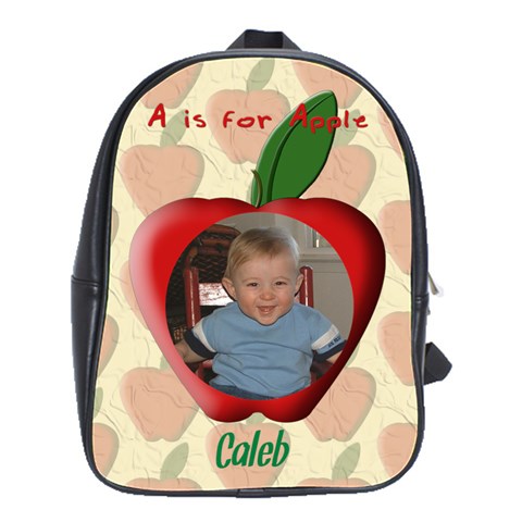Apple School Bag Large By Chere s Creations Front