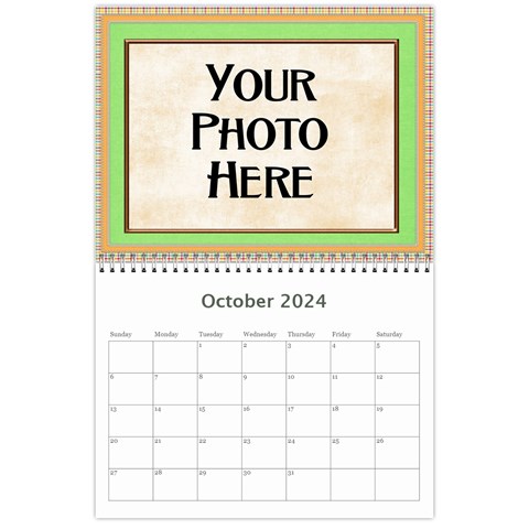 2024 Our Backyard Party Calendar By Lisa Minor Oct 2024
