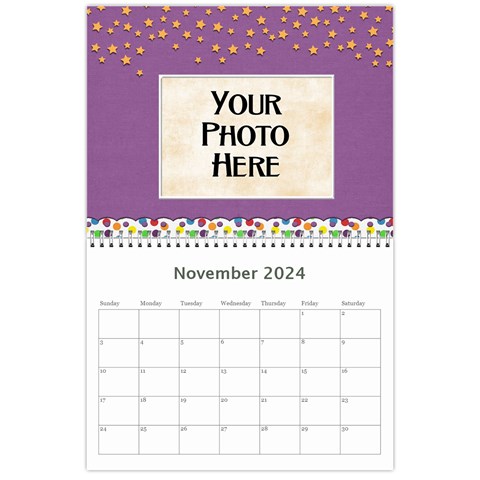 2024 Our Backyard Party Calendar By Lisa Minor Nov 2024