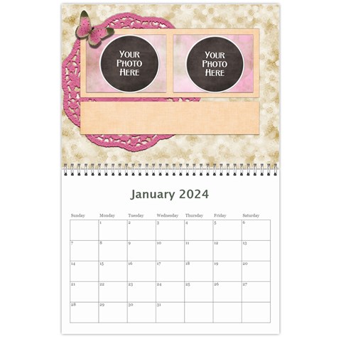 2024 Repose Calendar By Lisa Minor Jan 2024