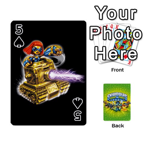 Swap Force Cards By Szakismash Front - Spade5