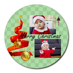 xmas - Round Mousepad