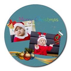 xmas - Round Mousepad