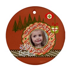 merry christmas - Ornament (Round)