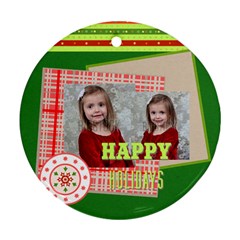 merry christmas - Ornament (Round)