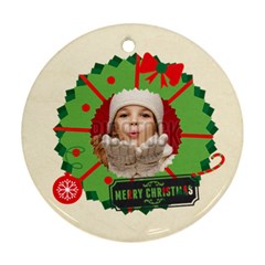 merry christmas - Ornament (Round)