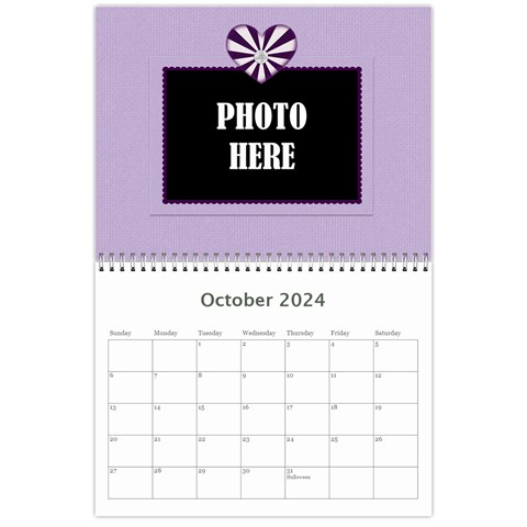 2024 Lavender Essentials Calendar By Lisa Minor Oct 2024