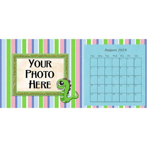 2024 Monster Party 11x5 Calendar By Lisa Minor Aug 2024