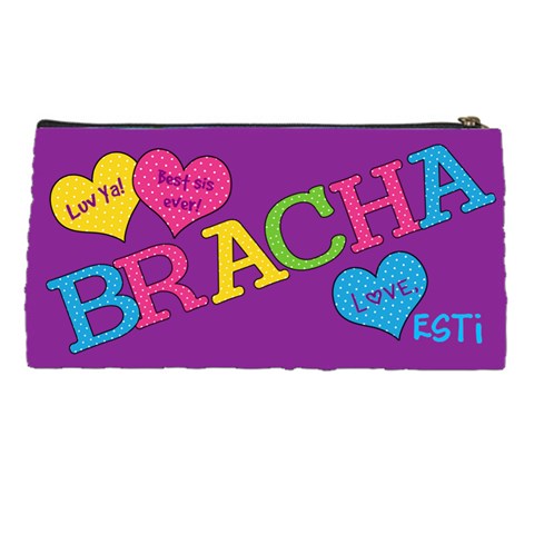 Bracha K Pencil Case By Kornie Back