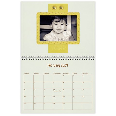 Wall Calendar 11 X 8 5 By Deca Feb 2024