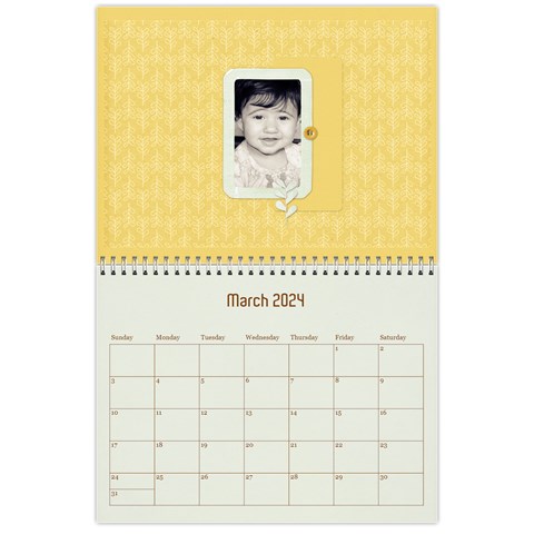 Wall Calendar 11 X 8 5 By Deca Mar 2024