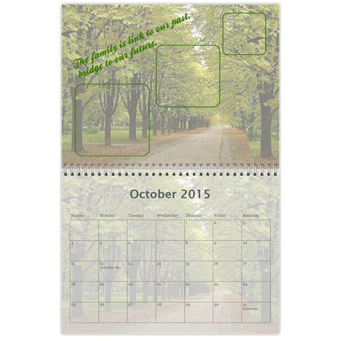2015 Family Quotes Calendar By Galya Oct 2015