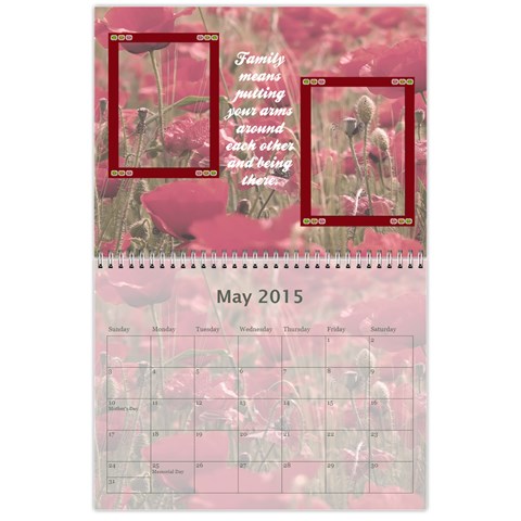 2015 Family Quotes Calendar By Galya May 2015