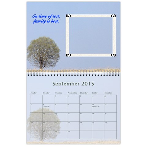 2015 Family Quotes Calendar By Galya Sep 2015
