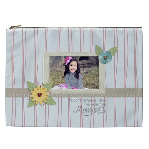 Cosmetic Bag (xxl): Moments By Jennyl Front