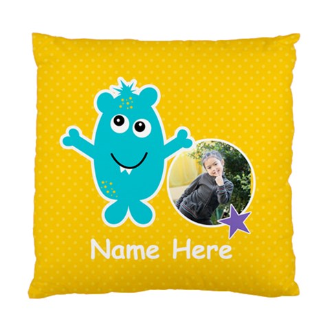 Cushion Case (two Sides) : Monster 3 By Jennyl Front