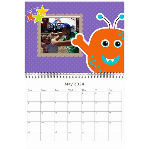 Wall Calendar 8 5 X 6: My Monsters By Jennyl May 2024