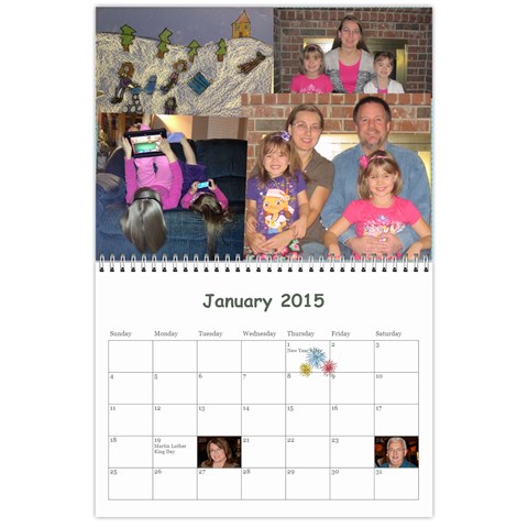 Calendar L 2015 By Roxanne Klingler Jan 2015