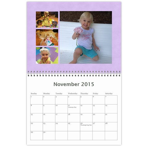 Popa & Hoi s 2015 Work Calendars By Becky Nov 2015