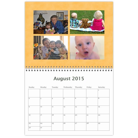 Popa & Hoi s 2015 Work Calendars By Becky Aug 2015