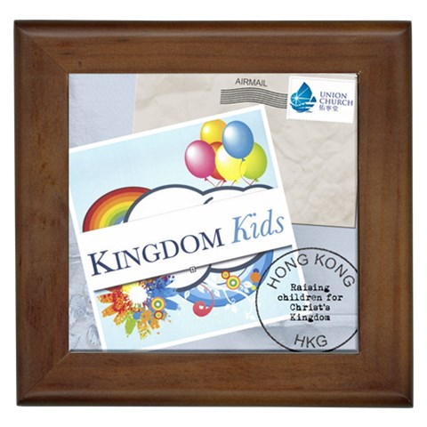 Kingdom Kids Framed Tile2 By Ting Guevarra Front