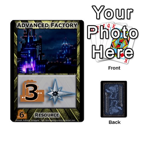 Jack Battletech: Domination V3 Base Cards By Scott Heise Front - ClubJ