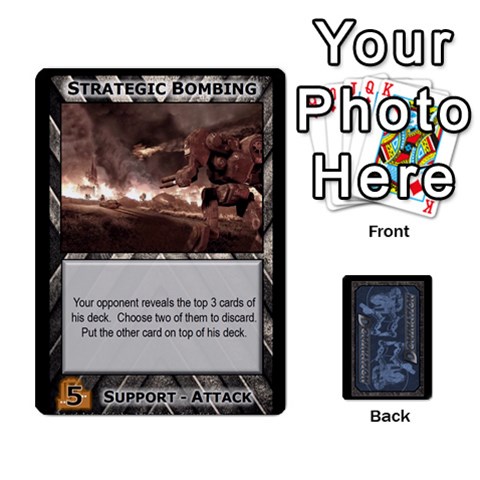 Battletech: Domination V3 Supply Cards (1 Of 2) By Scott Heise Front - Diamond4