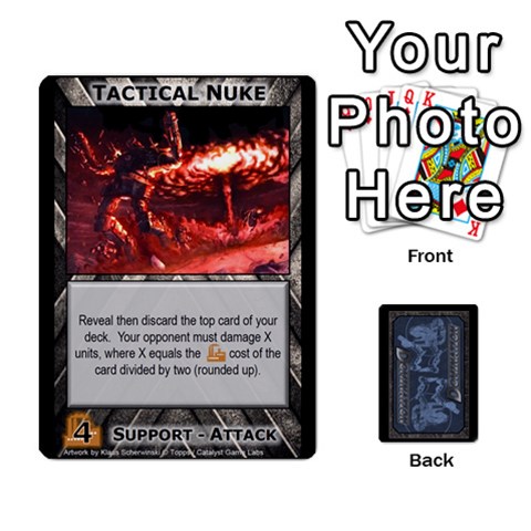 Battletech: Domination V3 Supply Cards (1 Of 2) By Scott Heise Front - Diamond5