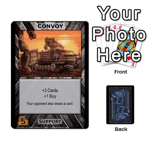 Battletech: Domination V3 Supply Cards (1 Of 2) By Scott Heise Front - Diamond10
