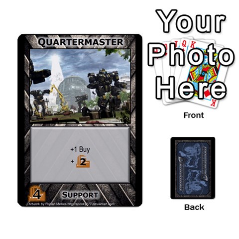 Battletech: Domination V3 Supply Cards (1 Of 2) By Scott Heise Front - Club5