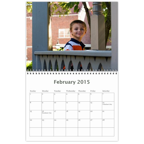Calendar 2015 By Bekah Donohue Feb 2015
