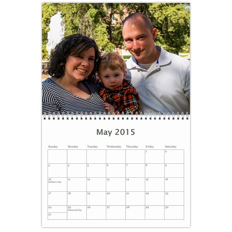 Calendar 2015 By Bekah Donohue May 2015