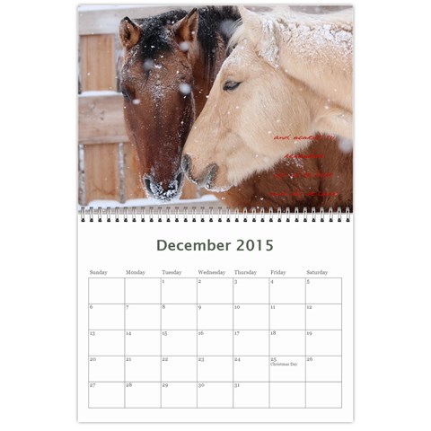 2015 Calendar By Megan Pennington Dec 2015