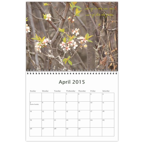 2015 Calendar By Megan Pennington Apr 2015