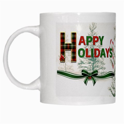 Happy Holidays Mug By Lil Left