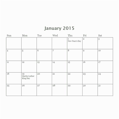 Ant Calendar By Doreen Stratton Feb 2015