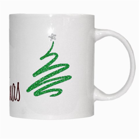 Christmas Mug By Melinda Bow Right