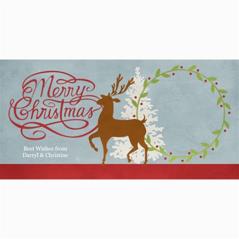 Christmas Sentiments Ii Card No  1 By One Of A Kind Design Studio 8 x4  Photo Card - 2