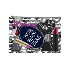 Makeup Black Cosmetic Bag L (7 styles) - Cosmetic Bag (Large)