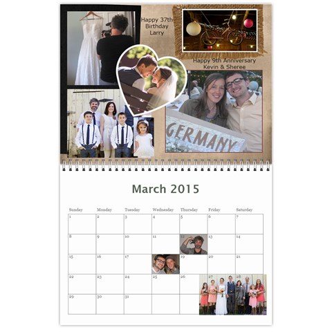 2015 Stauffer Calendar By Getthecamera Mar 2015