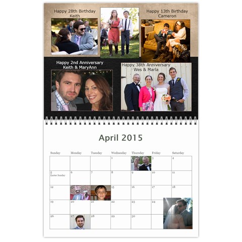 2015 Stauffer Calendar By Getthecamera Apr 2015