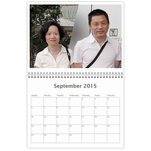 Calendar2015 Chenxin Xiaogang By Shengwu Chen Sep 2015