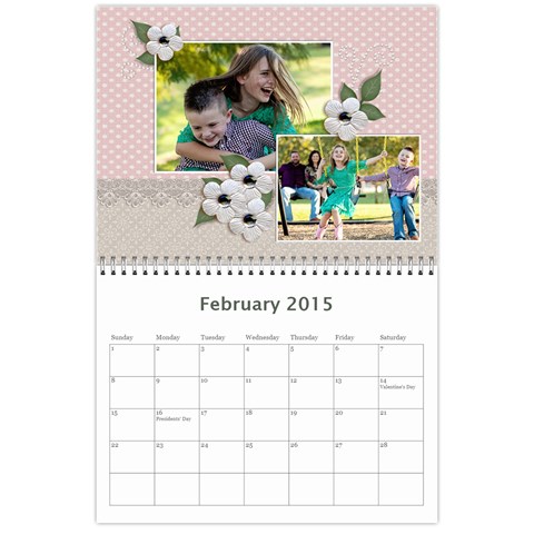 Calendar By Christina Cole Feb 2015
