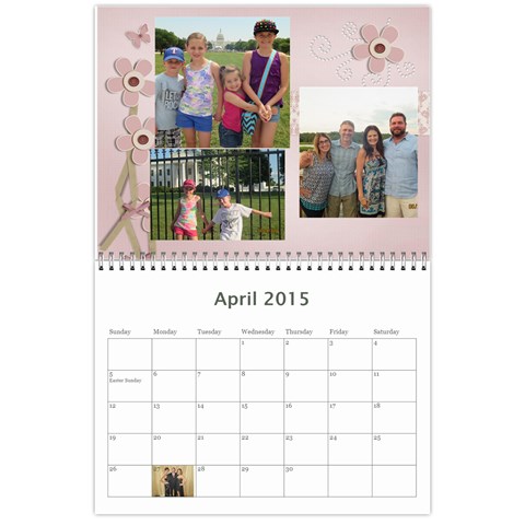 Calendar By Christina Cole Apr 2015
