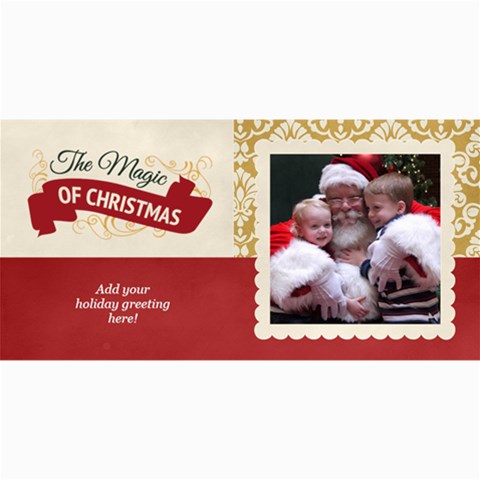 Christmas Sentiments Iii Card No  02 By One Of A Kind Design Studio 8 x4  Photo Card - 2