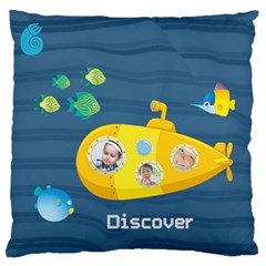 kids - Large Premium Plush Fleece Cushion Case (Two Sides)