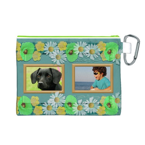 Our Family Canvas Cosmetic Bag (large) By Deborah Back