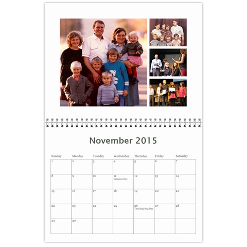 2015 Fomenko Family Calendar By Svetlana Kopets Nov 2015
