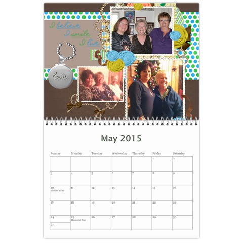 Mama Wall Calendar By H  Miller May 2015